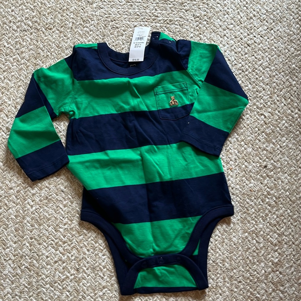 babyGAP | striped onesie | 12-18m | NWT